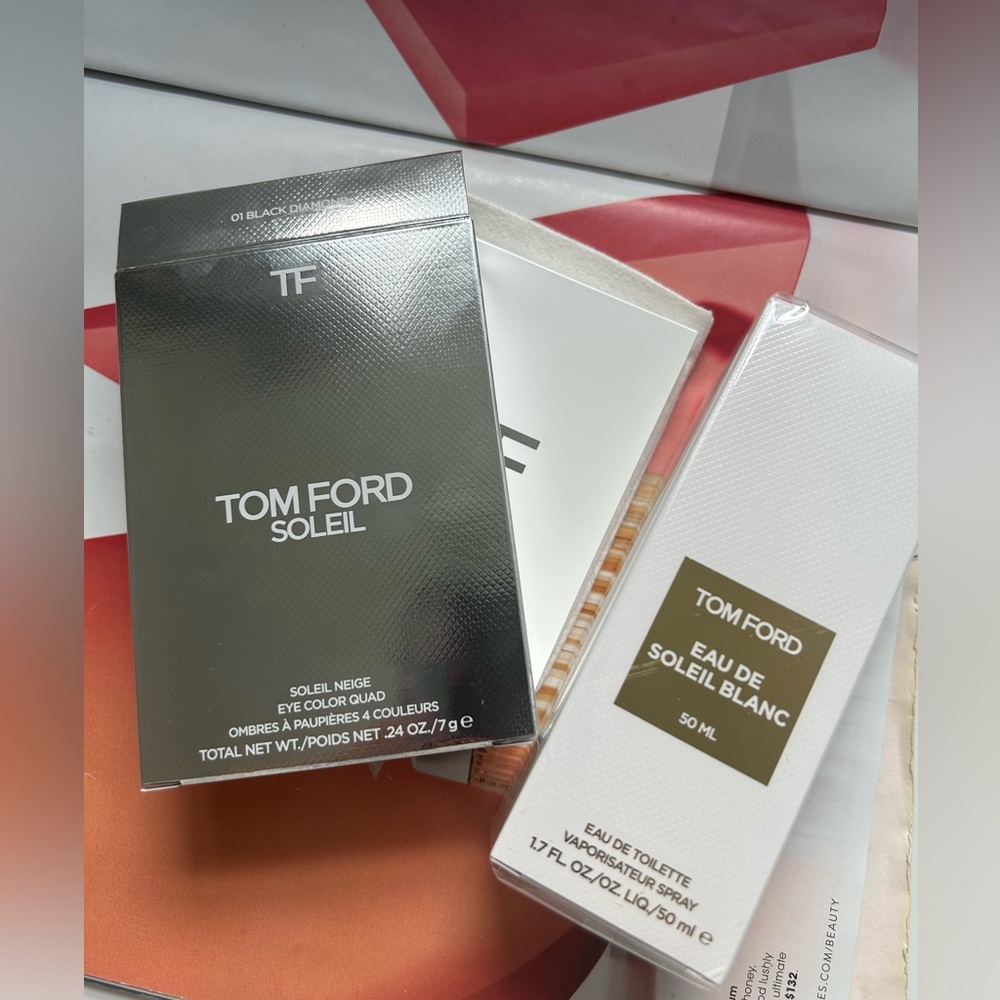TOM FORD Soleil Blanc  Eye Color Quad 6g + soleil  blanc 1.7oz holiday set